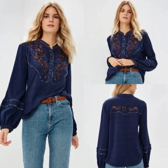 Free People Tops - Free People Sundance Kid henley